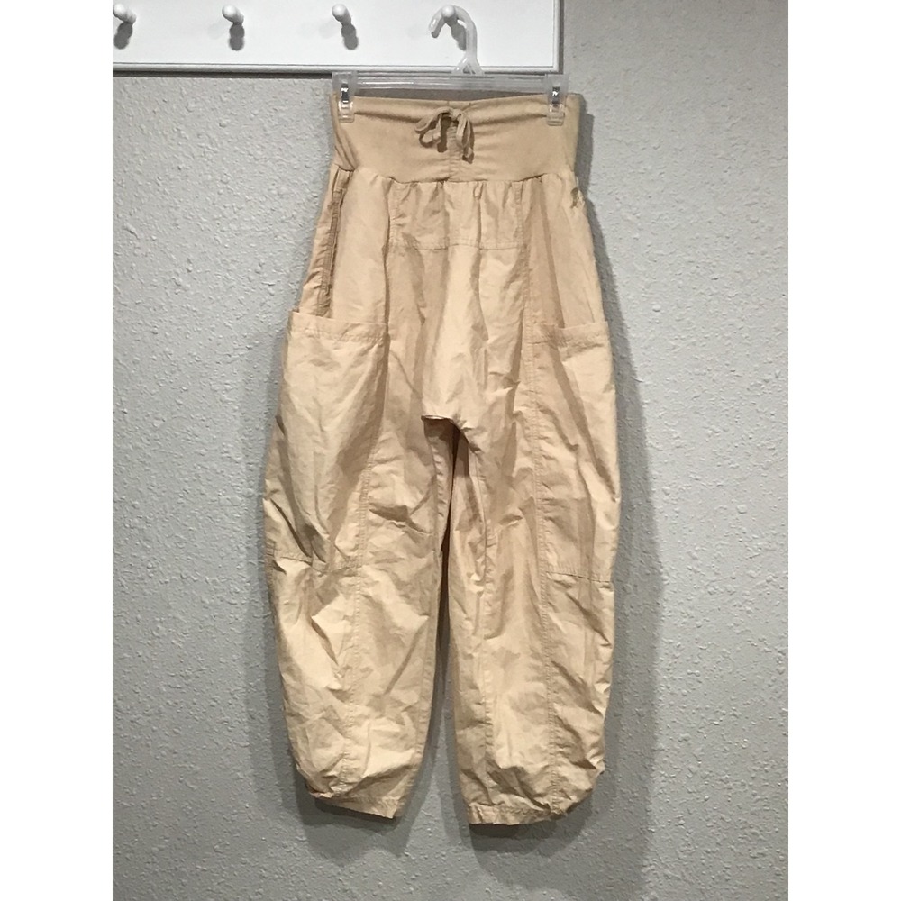 Free People Movement Cliff Hanger Harem Pants Latte XS Activewear Athleisure - Picture 2 of 8